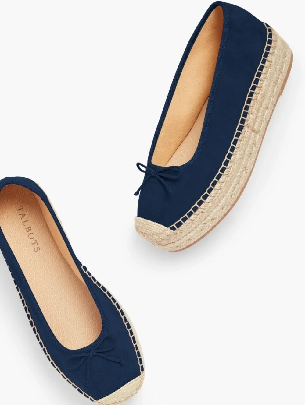 Quinn Suede Platform Espadrille Shoes 9